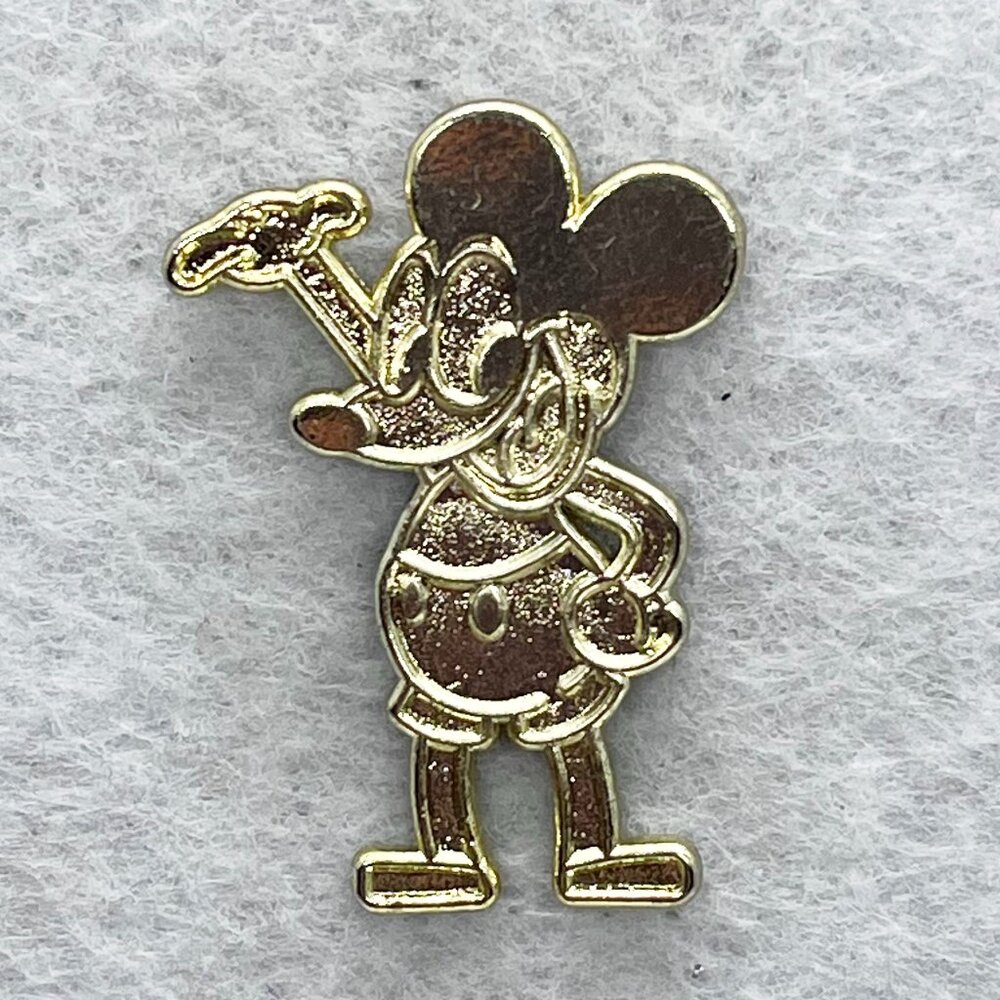 🔮 5/$25 Disney Gold Classic Mickey Mouse Pin